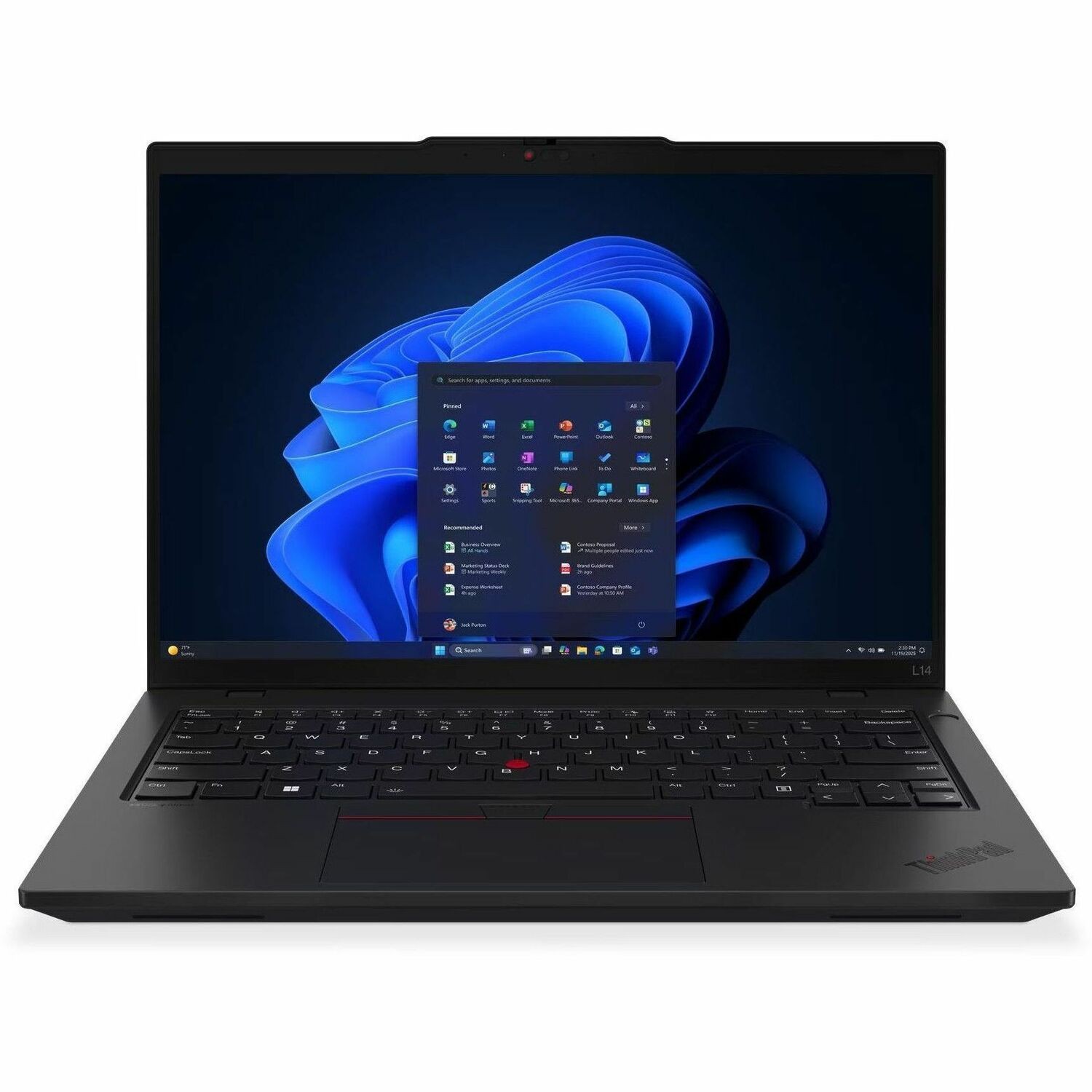 Lenovo ThinkPad L14 Gen 6 21SE001KAU 14" Copilot+ PC Notebook - WUXGA - 60 Hz - AMD Ryzen AI 5 PRO 340 - 32 GB - 512 GB SSD - Black