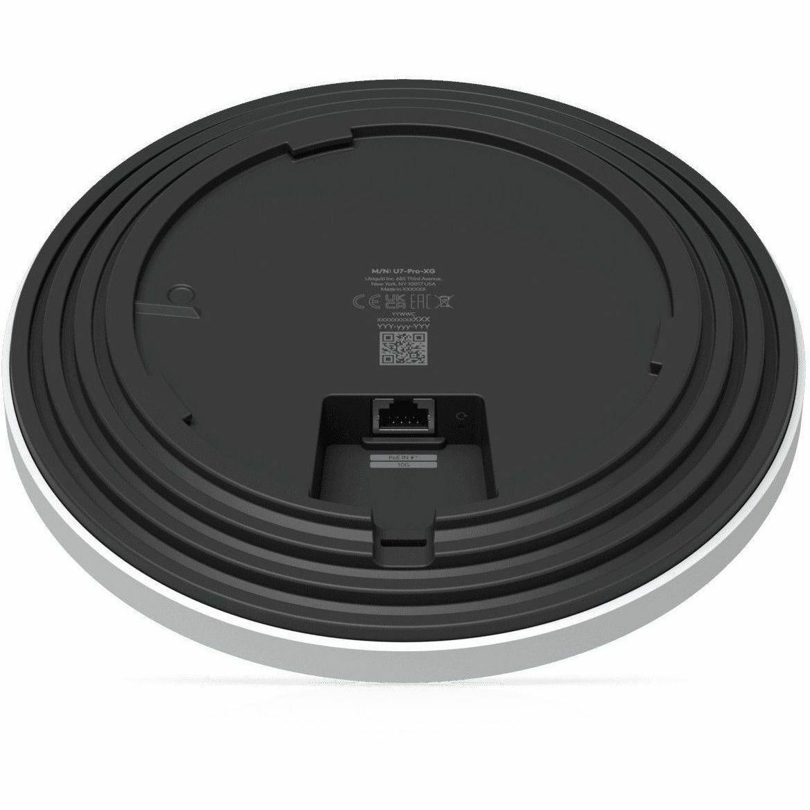 Ubiquiti U7 Pro U7 Pro XG Tri Band Wi-Fi 7 IEEE 802.11n/ac/ax/be/v/r/k 5.80 Gbit/s Wireless Access Point