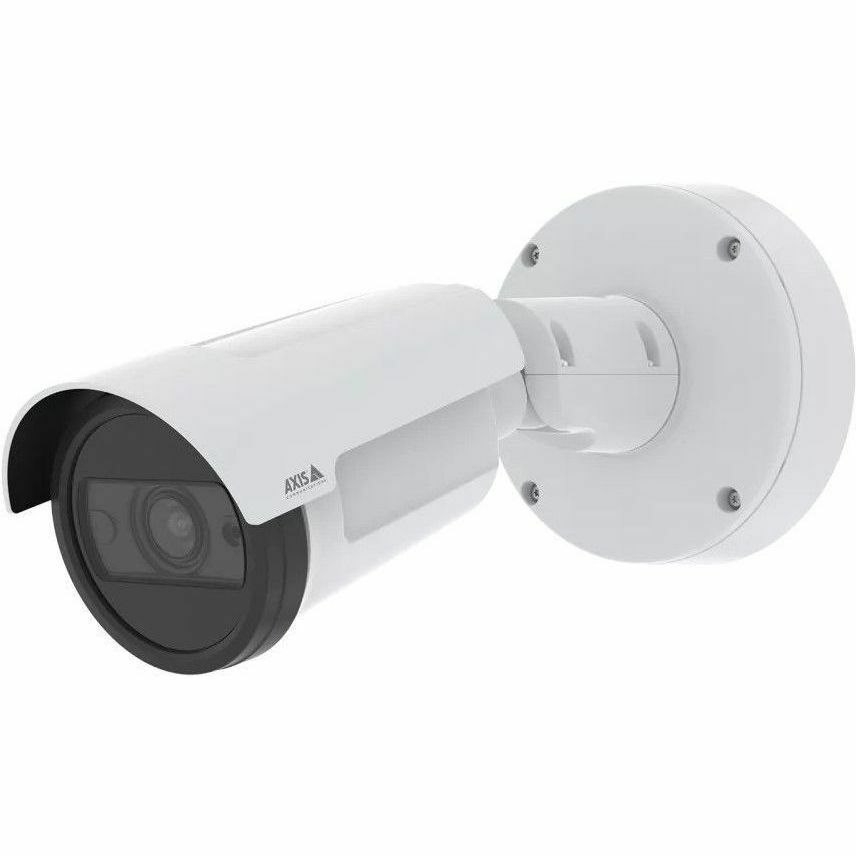 AXIS P1487-LE 5 Megapixel Indoor/Outdoor Network Camera - Color - Bullet - White - TAA Compliant