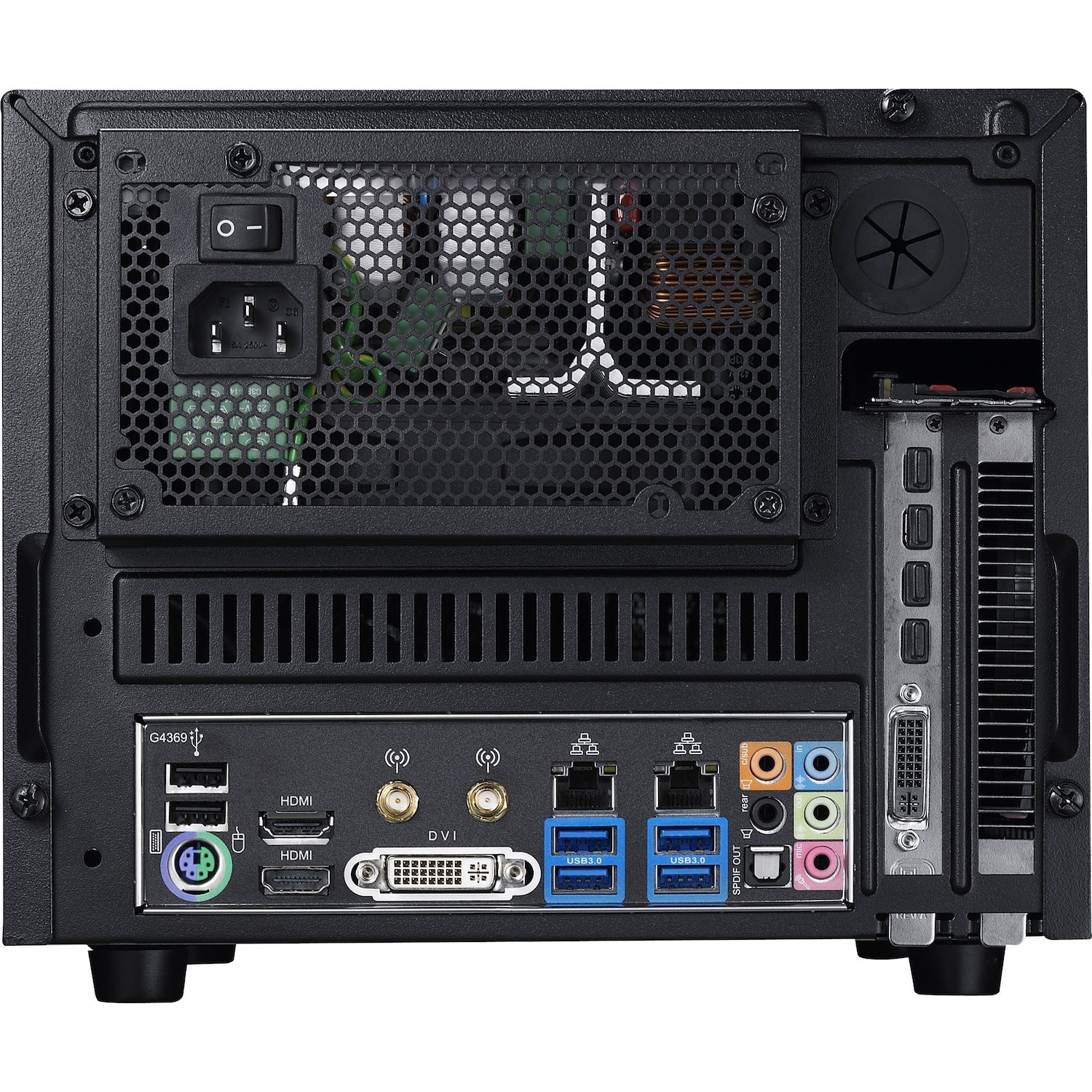 Cooler Master Elite 130 - Mini-ITX Computer Case with Mesh Front Panel and Water Cooling Support