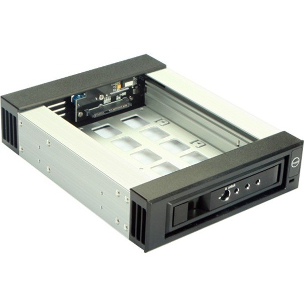 iStarUSA T-7DE-HD Drive Bay Adapter for 5.25" 12Gb/s SAS, SATA/600 Internal - Black