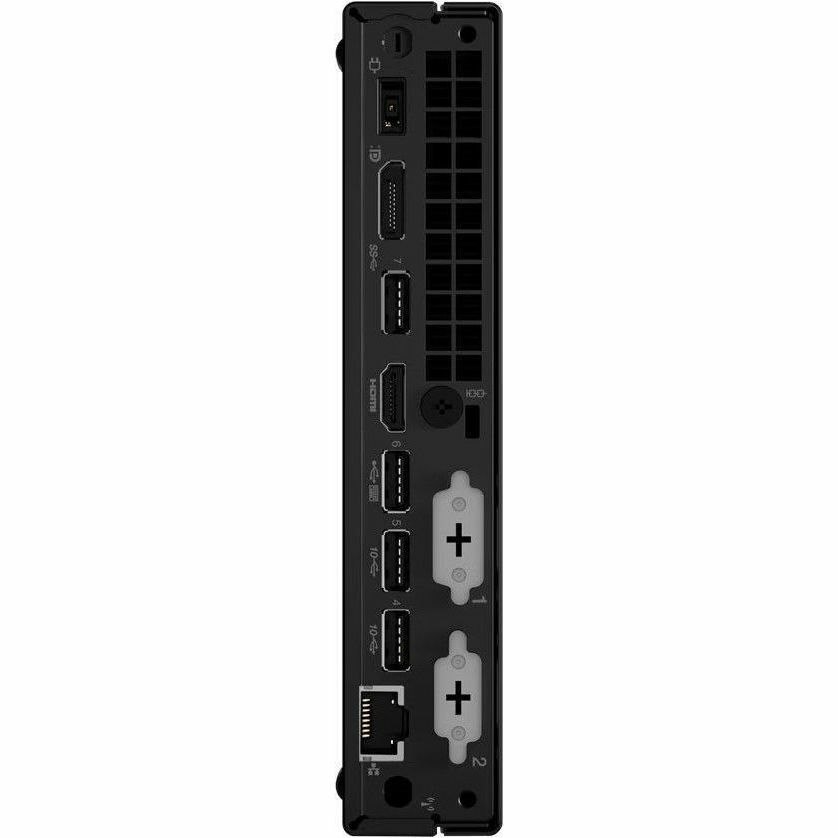 Lenovo ThinkCentre M70q Gen 4 12E3005GAU Desktop Computer - Intel Core i5 13th Gen i5-13400T - 16 GB - 256 GB SSD - Tiny - Black