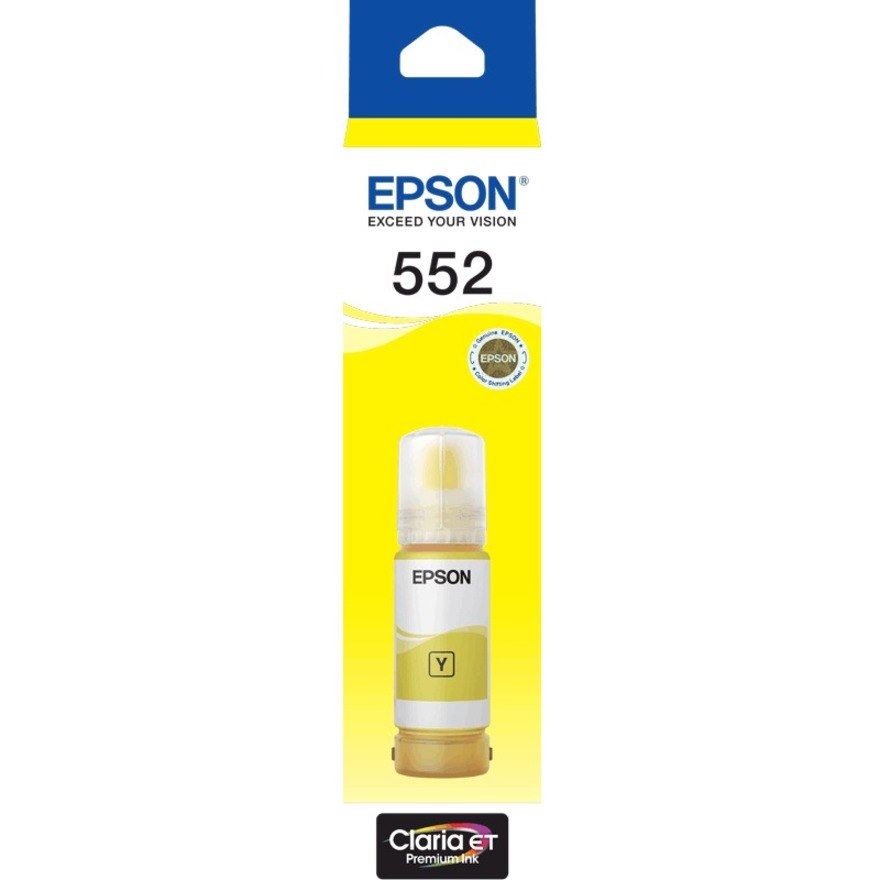 Epson EcoTank T552 Refill Ink Bottle - Yellow - Inkjet