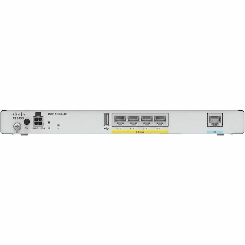 Cisco ISR1100X-4G 1 SIM Cellular, Ethernet Wireless Integrated Services Router - Refurbished