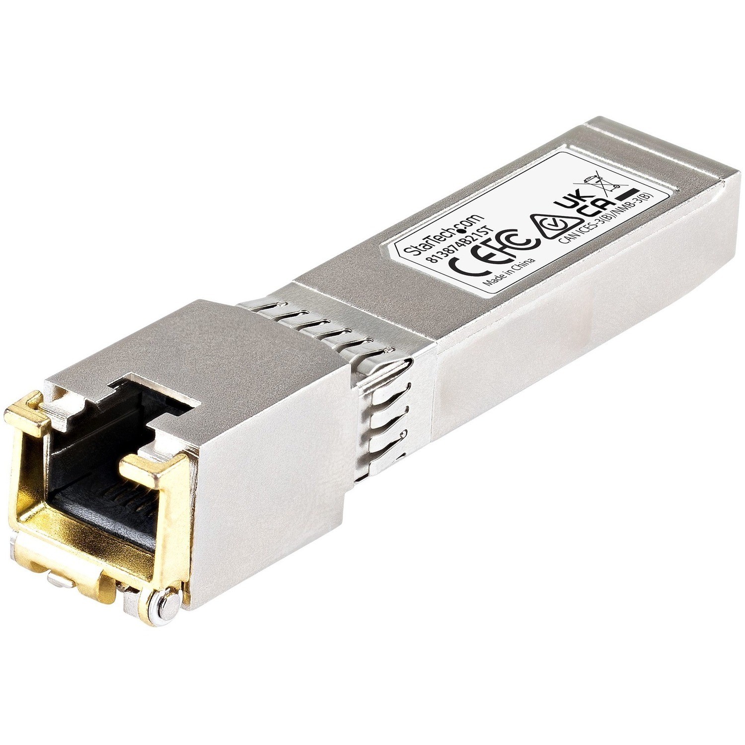 StarTech.com SFP+ - 1 x RJ-45 10GBase-T Network LAN - 1 Each