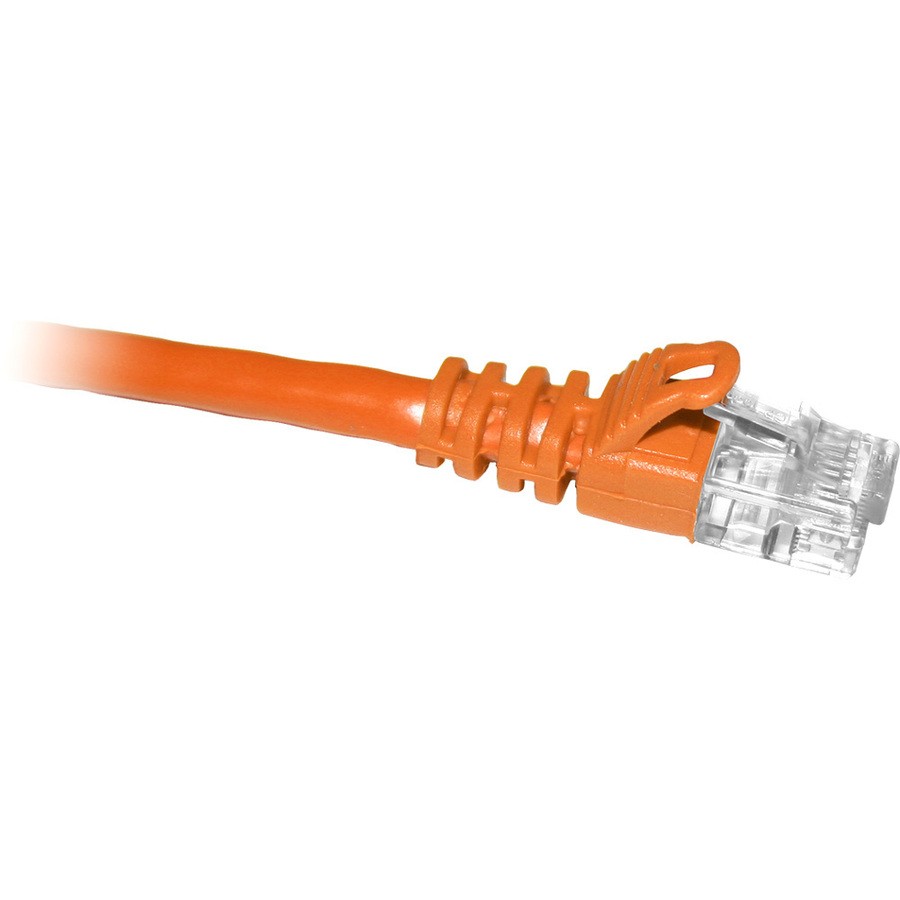 ClearLinks 75FT Cat5E 350MHZ Orange Molded Snagless Patch Cable