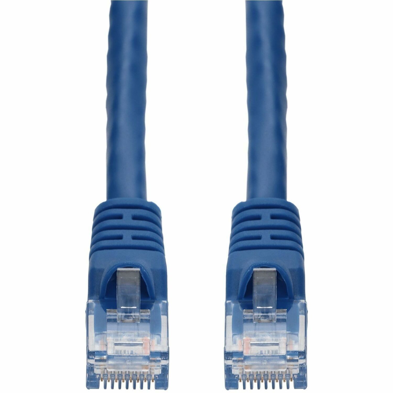AddOn 15ft Blue CAT 6A PVC Ethernet Cable Snagless Bubble Boot RJ-45 M/M