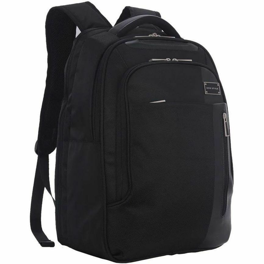 ECO STYLE Tech Exec Carrying Case (Backpack) for 15" to 15.6" Notebook - Black