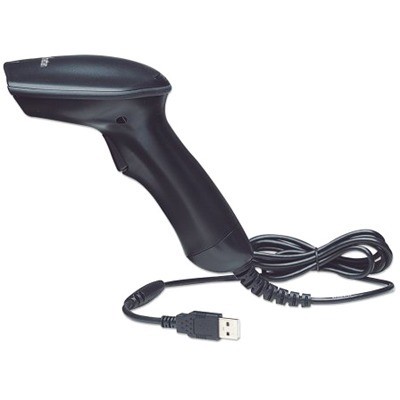 Manhattan Long Range CCD Usb Barcode Scanner 300MM, Black