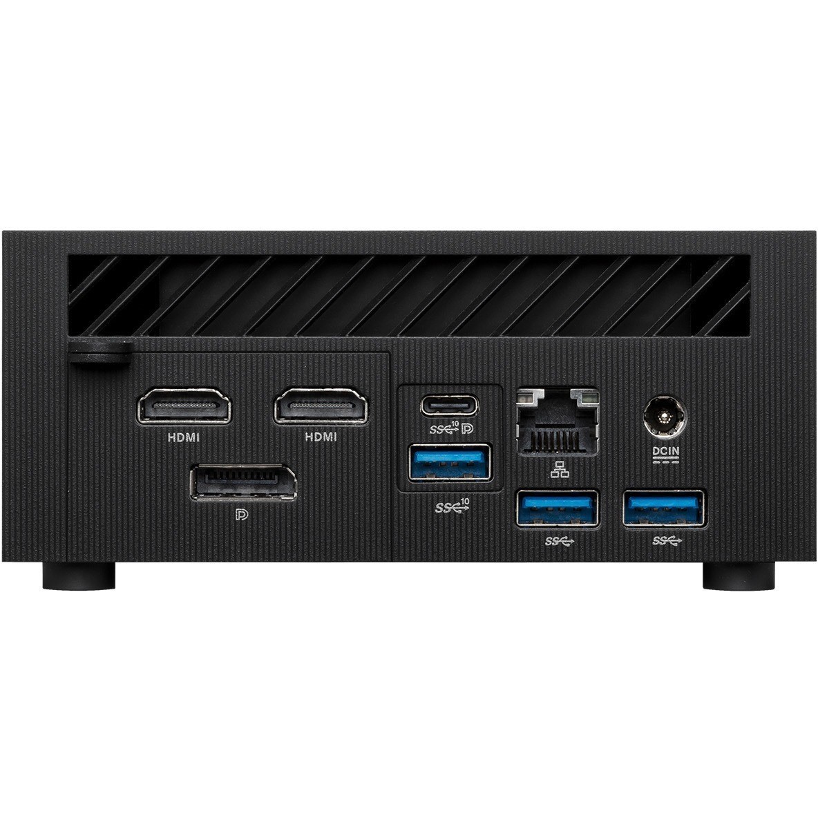 Asus ExpertCenter PN53 PN53-SYS782PX1TD0 Desktop Computer - AMD Ryzen 7 6800H - 8 GB - 256 GB PCI Express NVMe 4.0 SSD - Mini PC - Black