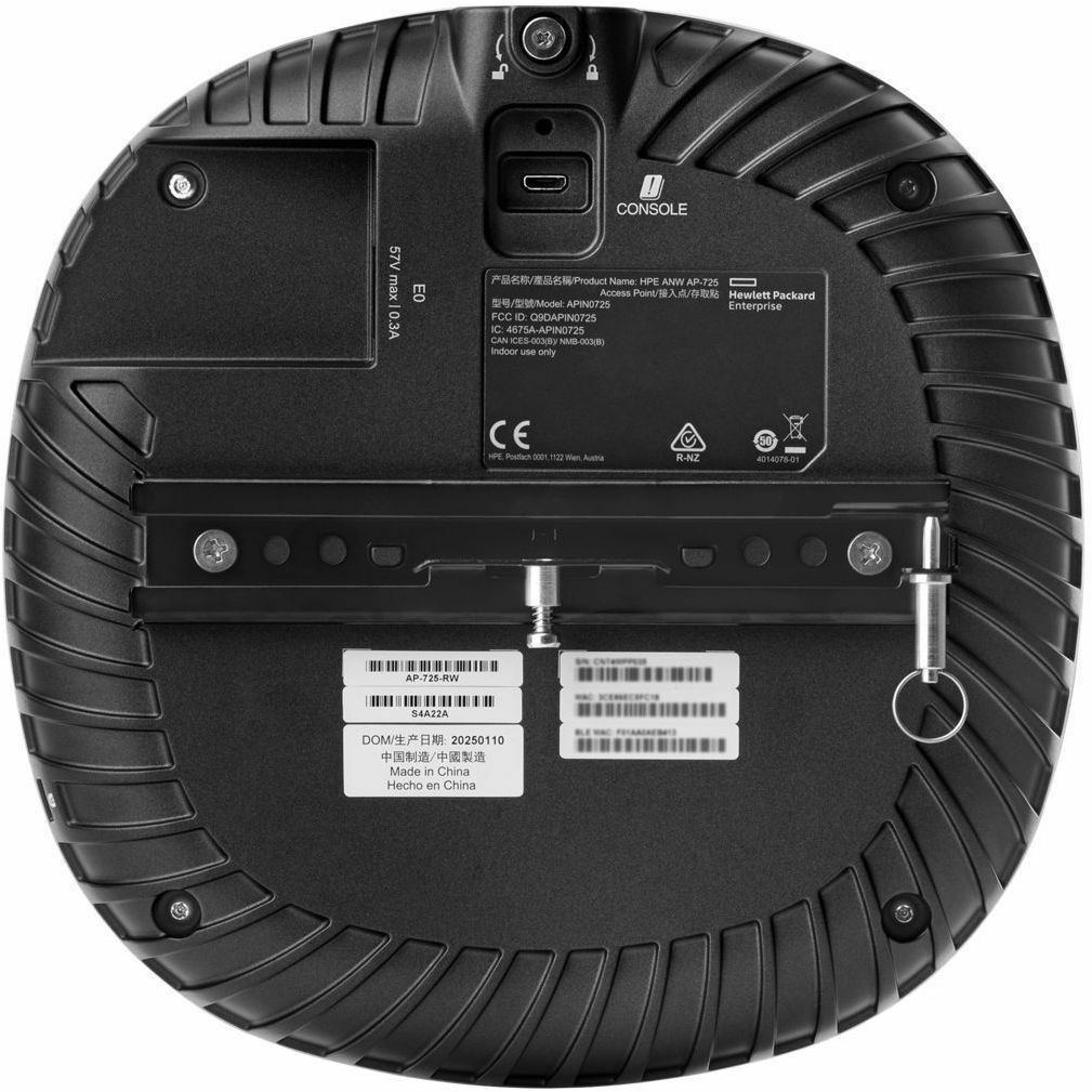 Aruba AP-725 Tri Band Wi-Fi 7 IEEE 802.11a/b/g/n/ac/ax/be/az/mc 4.70 Gbit/s Wireless Access Point - Indoor