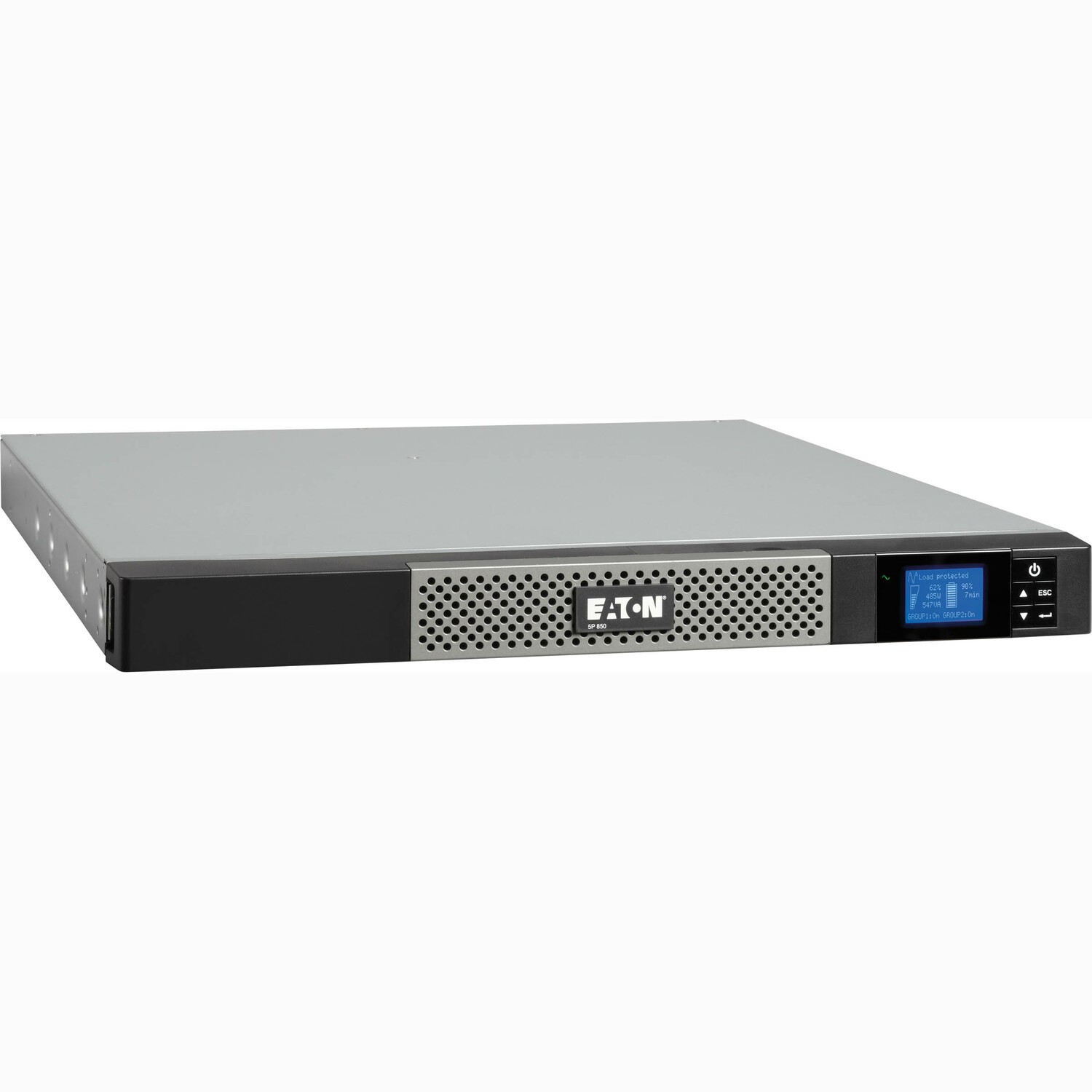 Eaton 5P UPS, 1150 VA, 770 W, Input: C14, Outputs: (6) C13, Rack, 1U