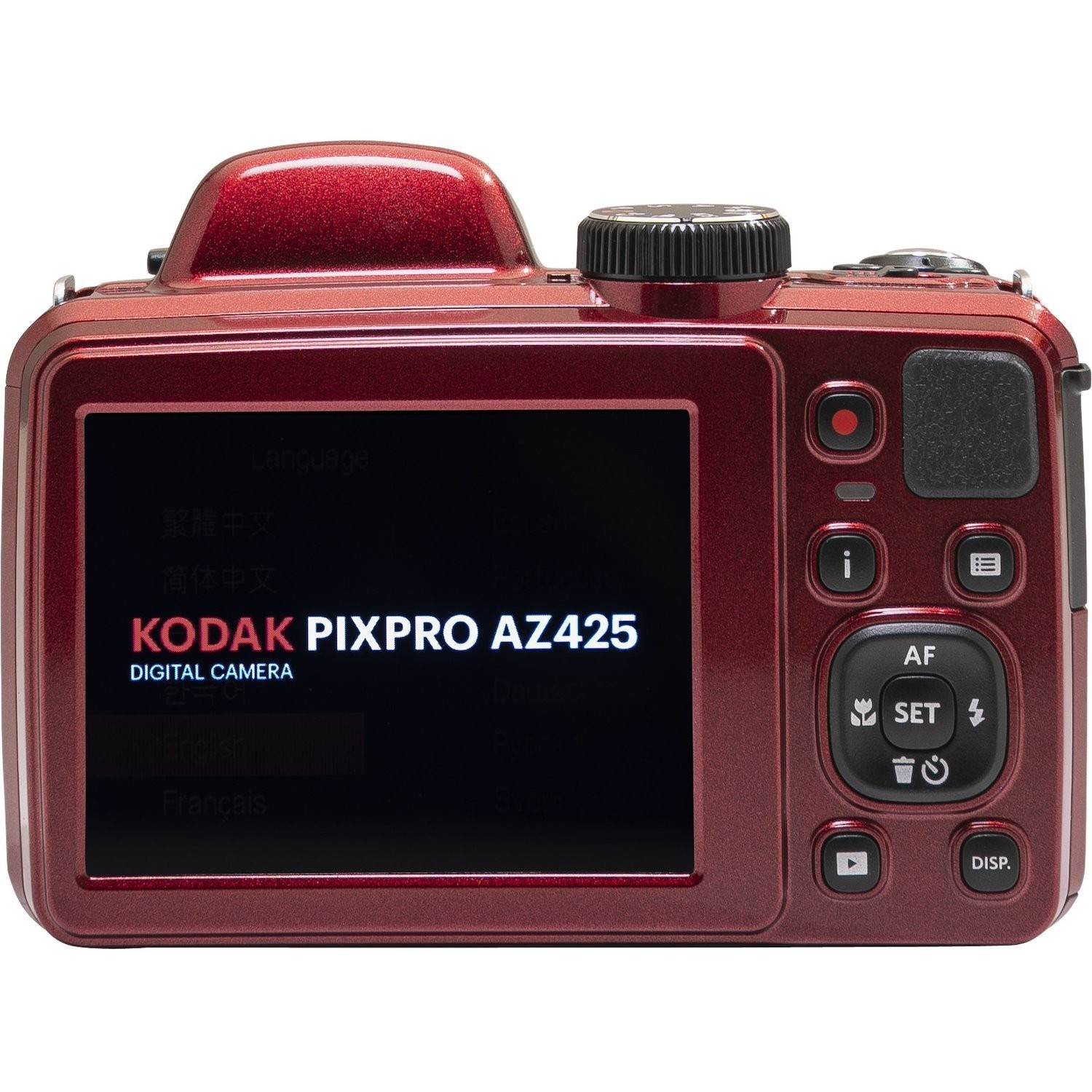 Kodak PIXPRO AZ425 20.7 Megapixel Bridge Camera - Red