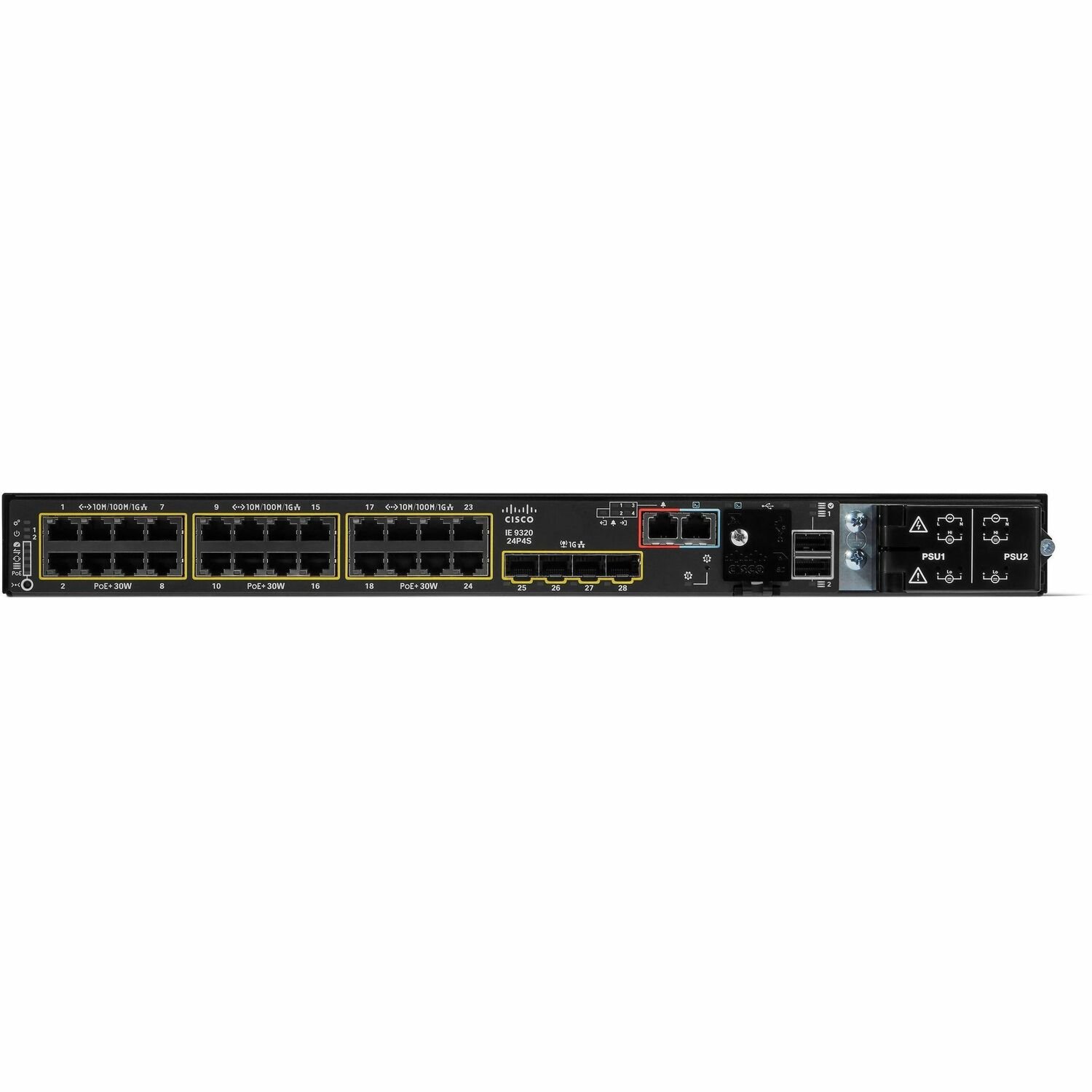 Cisco Catalyst IE9300 IE-9320-24P4S 24 Ports Manageable Ethernet Switch - Gigabit Ethernet - 10/100/1000Base-T, 1000Base-X