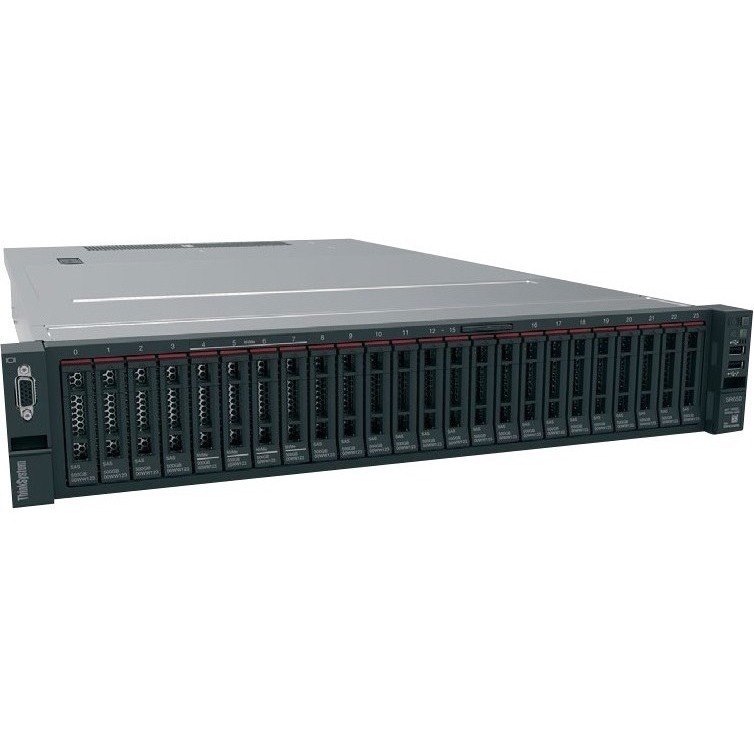 Lenovo ThinkSystem SR650 7X06A0ETAU 2U Rack Server - 1 x Intel Xeon Silver 4208 2.10 GHz - 16 GB RAM - 12Gb/s SAS, Serial ATA Controller
