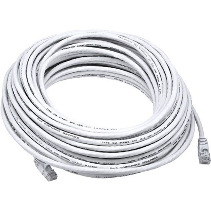 Monoprice Cat6 Utp Patch Cable_ 75FT WH