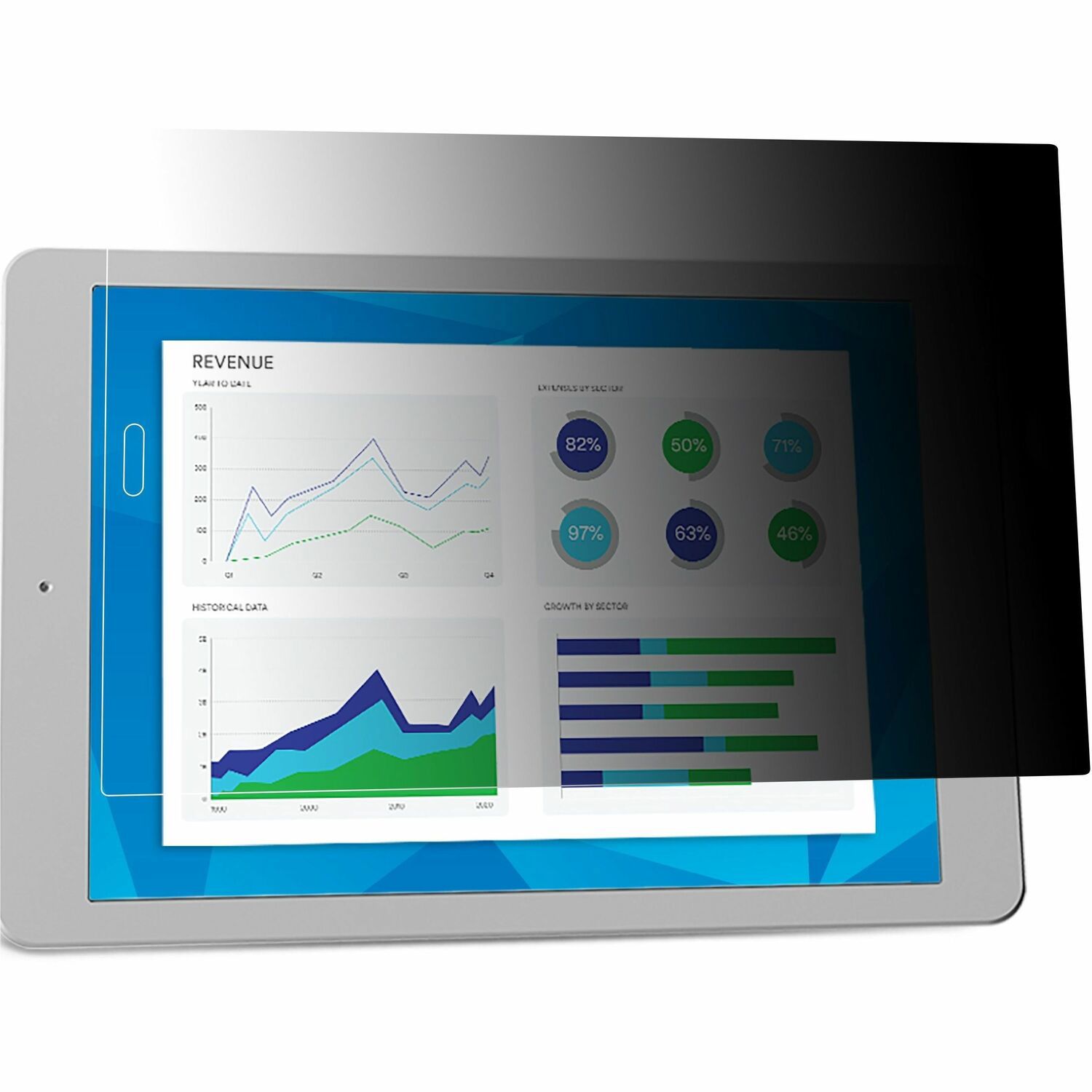 3M&trade; Privacy Screen Protector for Apple&reg; iPad&reg; 10.2in 7th - 9th Gen, iPad Air&reg; 3rd Gen, iPad Pro&reg; 10.5in, PFTAP012