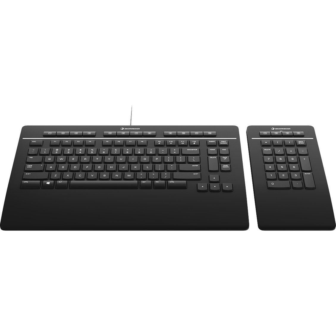 3Dconnexion Keyboard Pro with Numpad - Designed for CAD professionals, creatives and makers