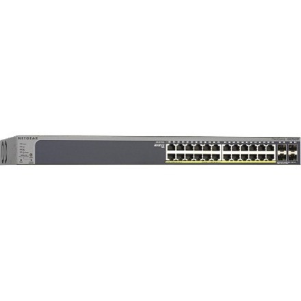 Netgear ProSafe GS728TP 24 Ports Manageable Ethernet Switch - Gigabit Ethernet - 1000Base-T, 1000Base-X
