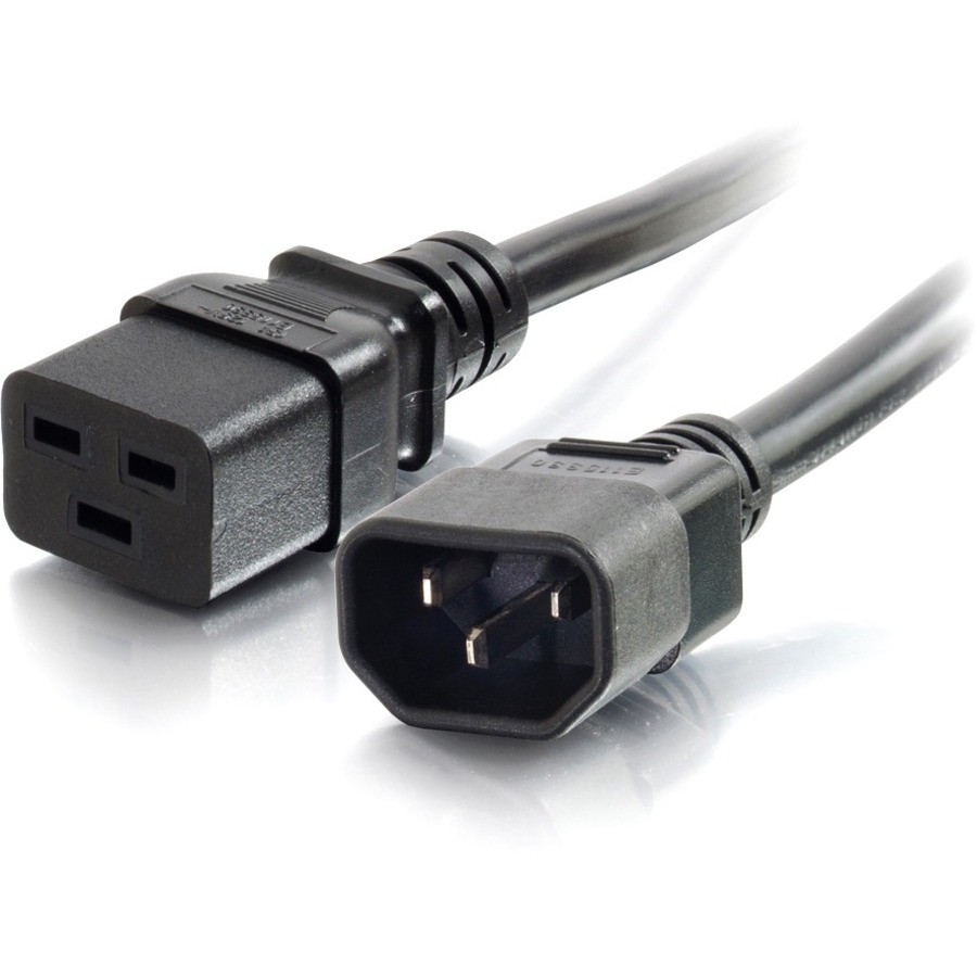 Cables To Go C2G Power Cord Iec C14 To C19 250V/15A 14Awg, Black, 6FT