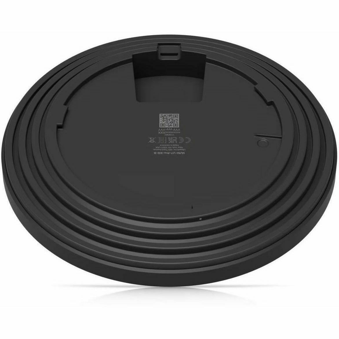 Ubiquiti U7 Pro XG Tri Band Wi-Fi 7 IEEE 802.11n/ac/ax/be/v/r/k 5.80 Gbit/s Wireless Access Point - Yes - Black