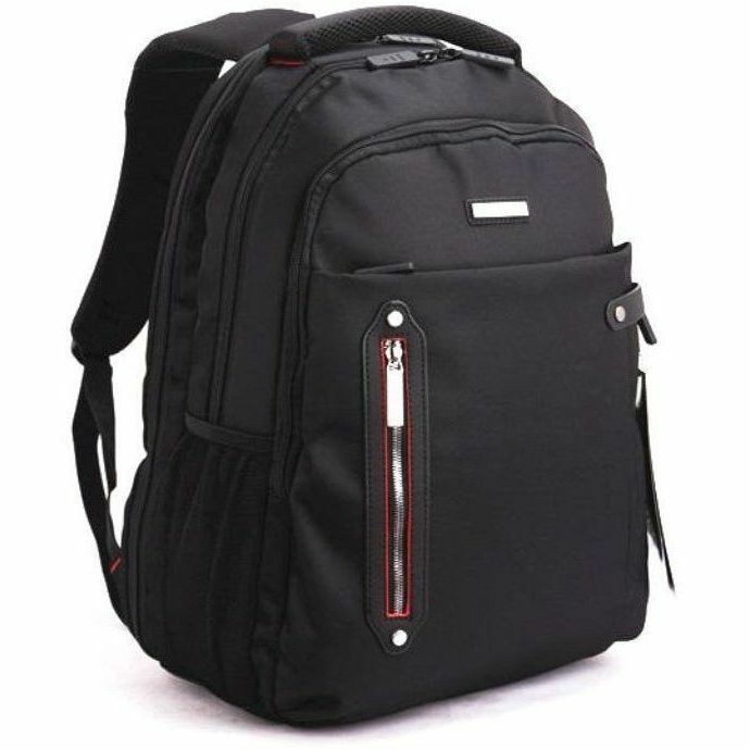 ECO STYLE Tech Pro Carrying Case (Backpack) for 16" to 16.4" iPad Notebook - Red, Black
