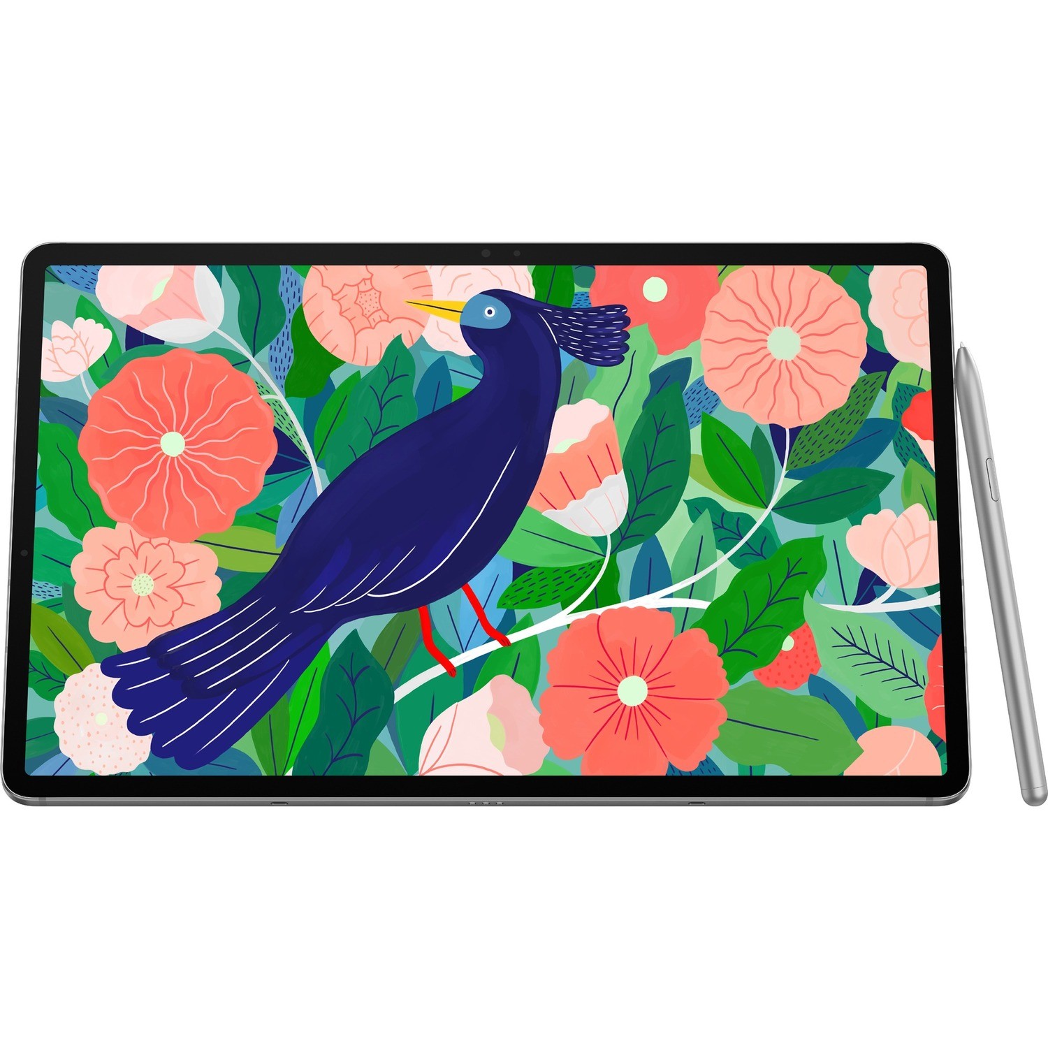 Samsung Galaxy Tab S7+ SM-T975 Tablet - 12.4" WQXGA+ - Octa-core (Kryo 585 Single-core (1 Core) 3.09 GHz + Kryo 585 Triple-core (3 Core) 2.40 GHz + Kryo 585 Quad-core (4 Core) 1.80 GHz) - 6 GB RAM - 128 GB Storage - Android 10 - 4G - Mystic Silver
