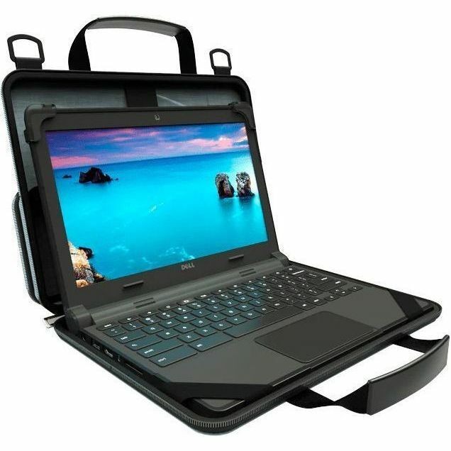 UZBL Always-On Carrying Case for 8.5" to 11.8" Chromebook - Deep Blue