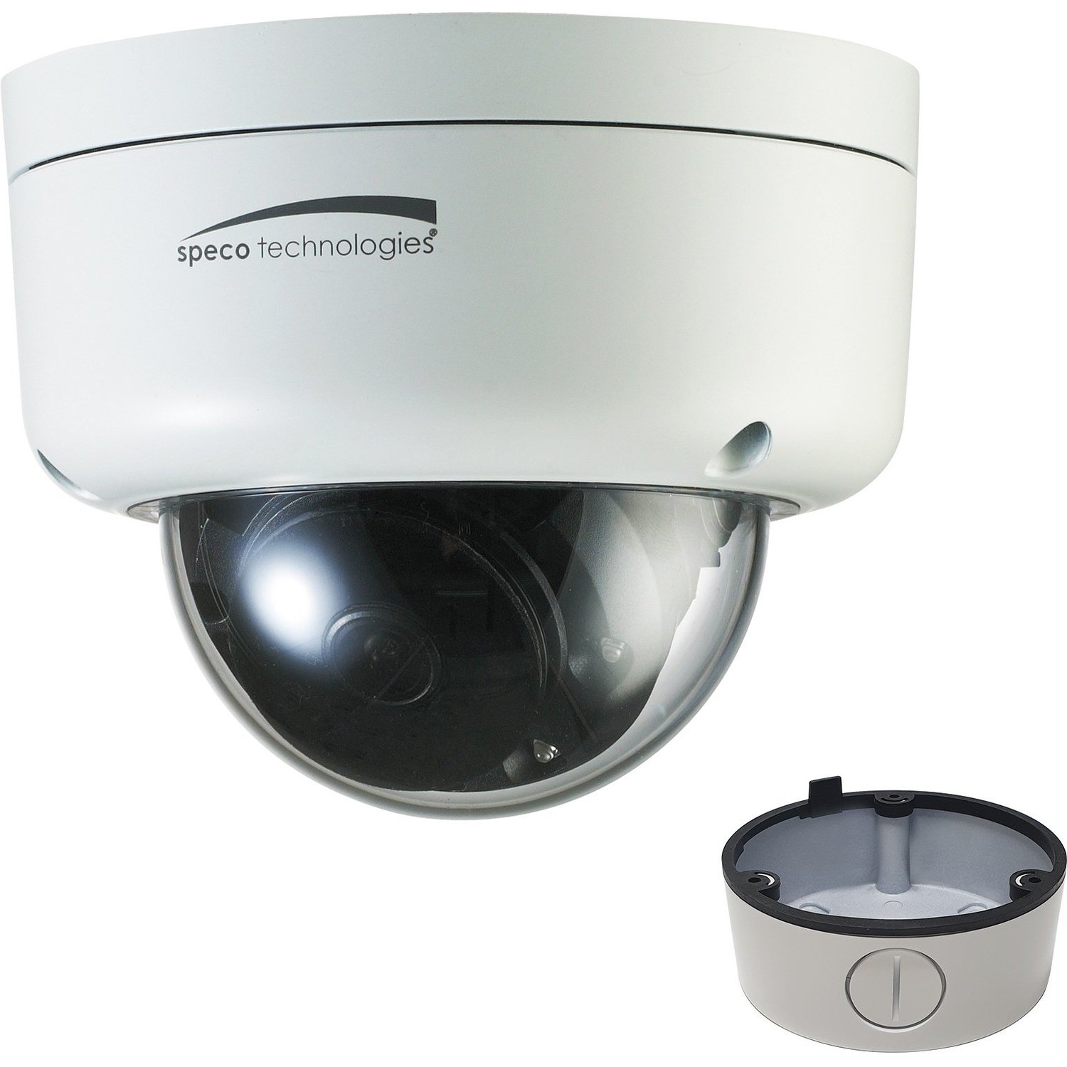 Speco 2 Megapixel HD Network Camera - 1 - Dome - White