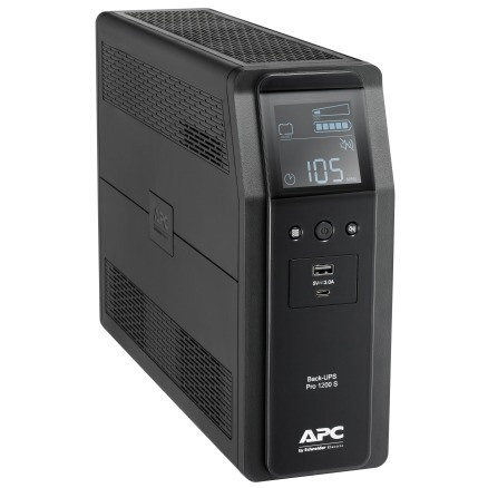 APC by Schneider Electric Back-UPS Pro BR1200SI Line-interactive UPS - 1.20 kVA/720 W