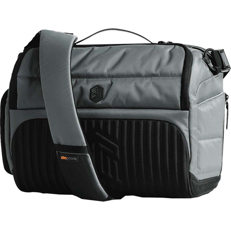 STM Goods Dux Rugged Carrying Case (Messenger) for 38.1 cm (15") to 40.6 cm (16") Apple MacBook - Gray Storm