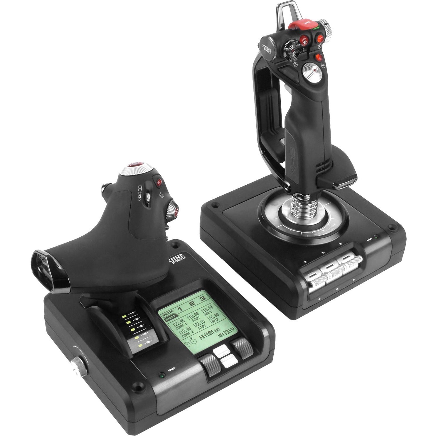 Logitech G X52 Professional H.O.T.A.S. Part-Metal Throttle and Stick Simulation Controller