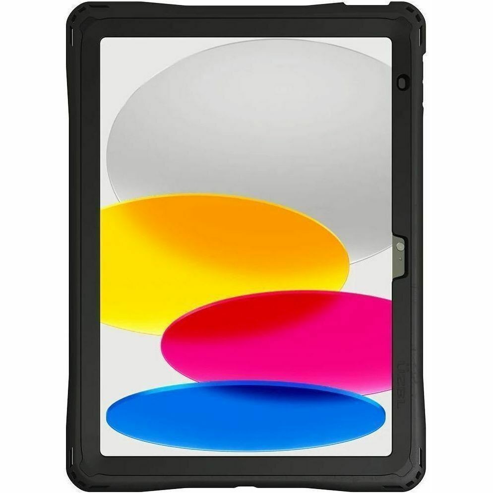 AfterShock Case for iPad 10.9 Gen 10, w/ Kickstand & Screen Protector, Black