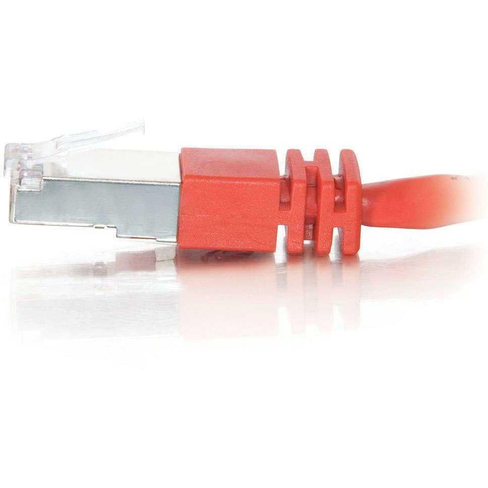 Cables To Go C2G Cat5e Shielded Molded Patch Cable Red 50FT