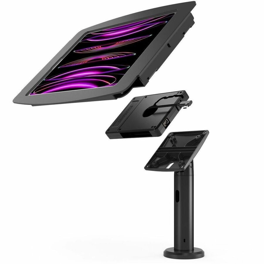 Compulocks iPad Pro 12.9" (3-6th Gen) Space Enclosure Tilting Stand 8" Plus Hub