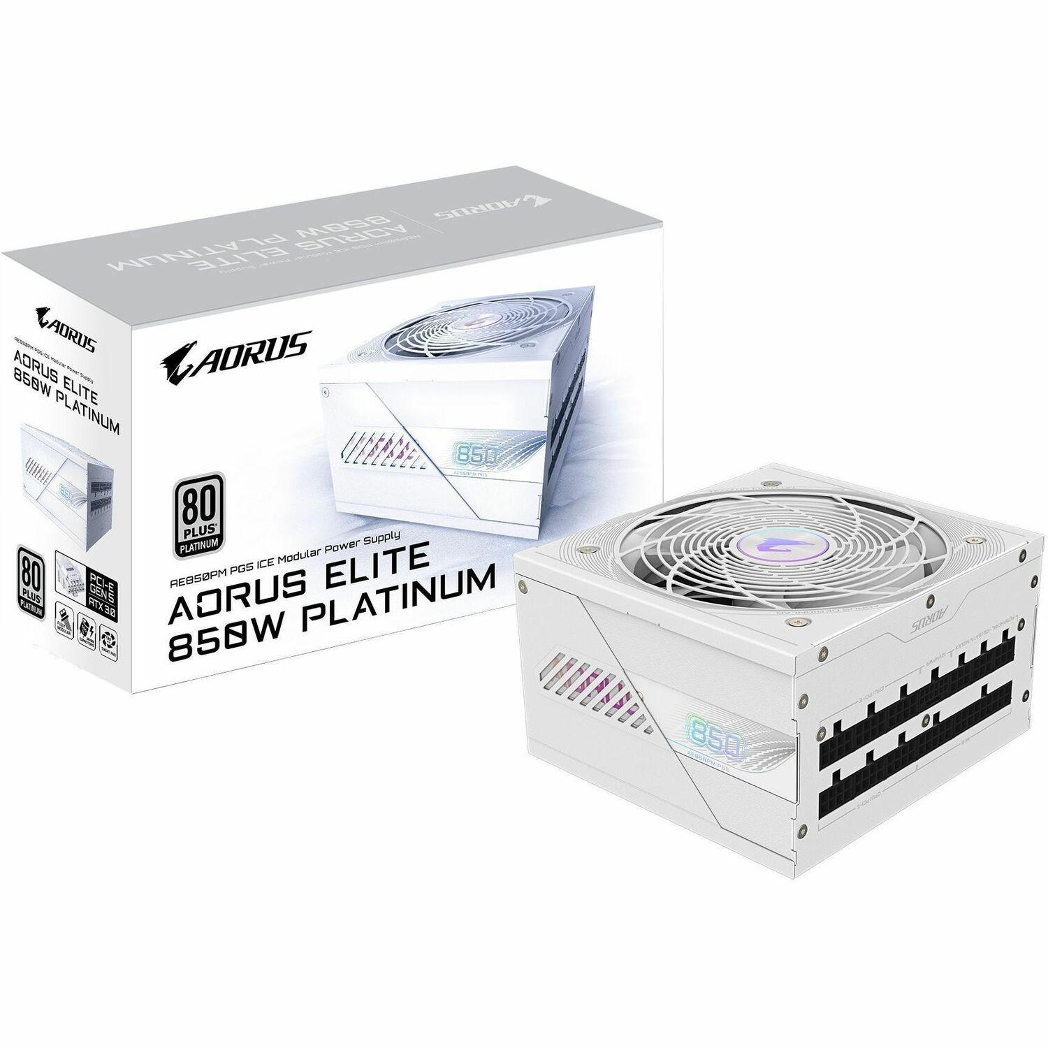 GIGABYTE AORUS Elite GP-AE850PM PG5 ICE 850W Power Supply