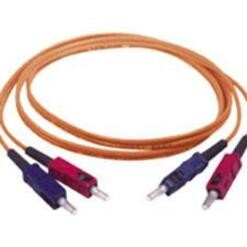 Cables To Go C2G Fiber Patch Cable, SC-SC, 50/125, Duplex, Multimode, Orange, 1M