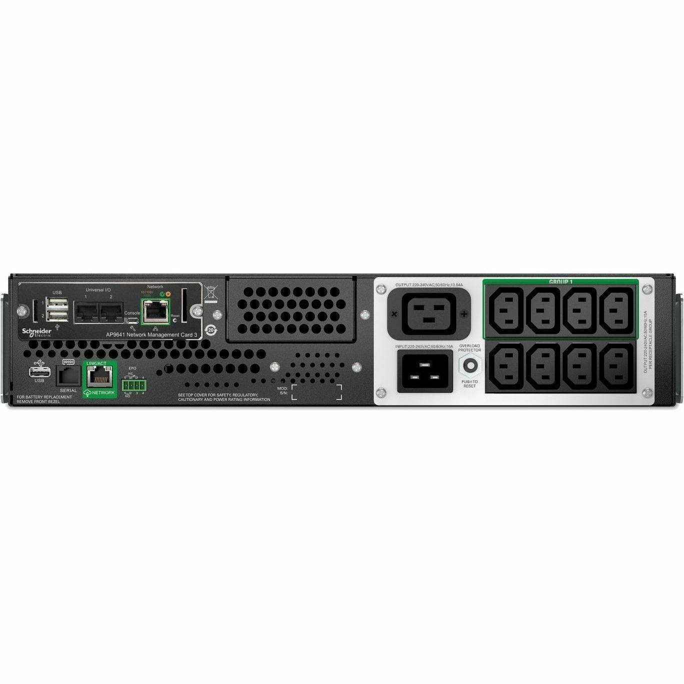 APC by Schneider Electric Smart-UPS Line-interactive UPS - 2.20 kVA/1.98 kW