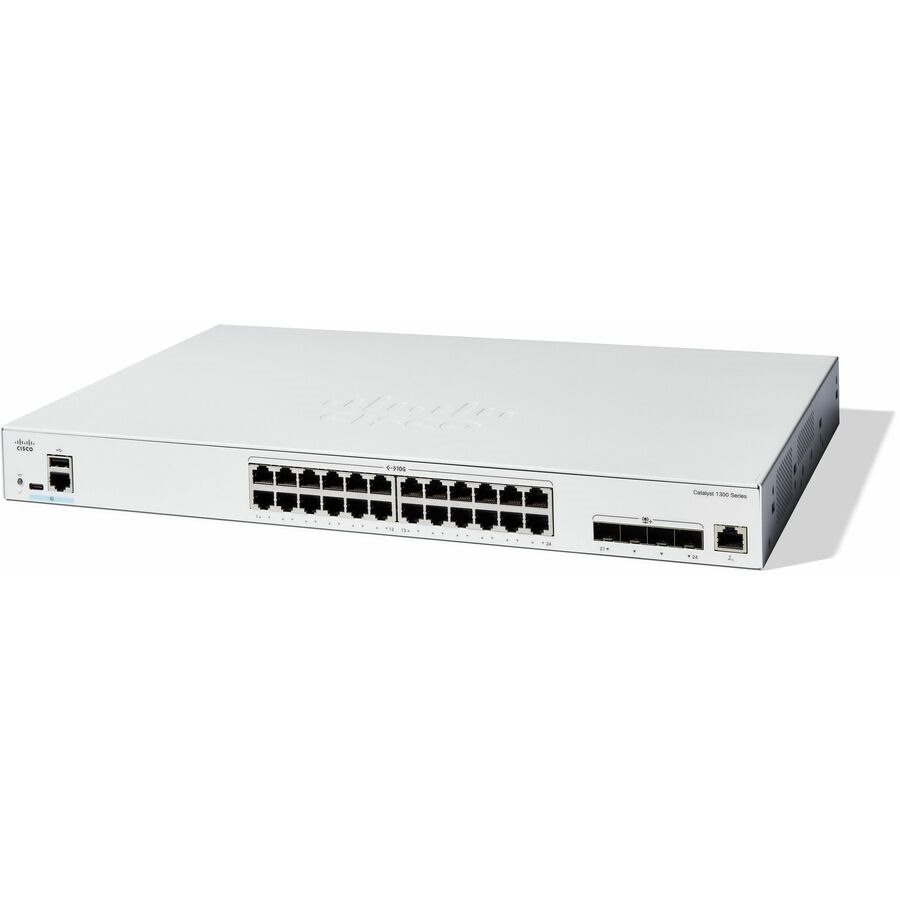 Cisco Catalyst 1300 C1300-24XT 20 Ports Manageable Layer 3 Switch - Gigabit Ethernet, 10 Gigabit Ethernet - 10GBase-T, 10GBase-X