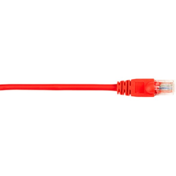 Black Box CAT5e Value Line Patch Cable, Stranded, Red, 5-ft. (1.5-m), 5-Pack