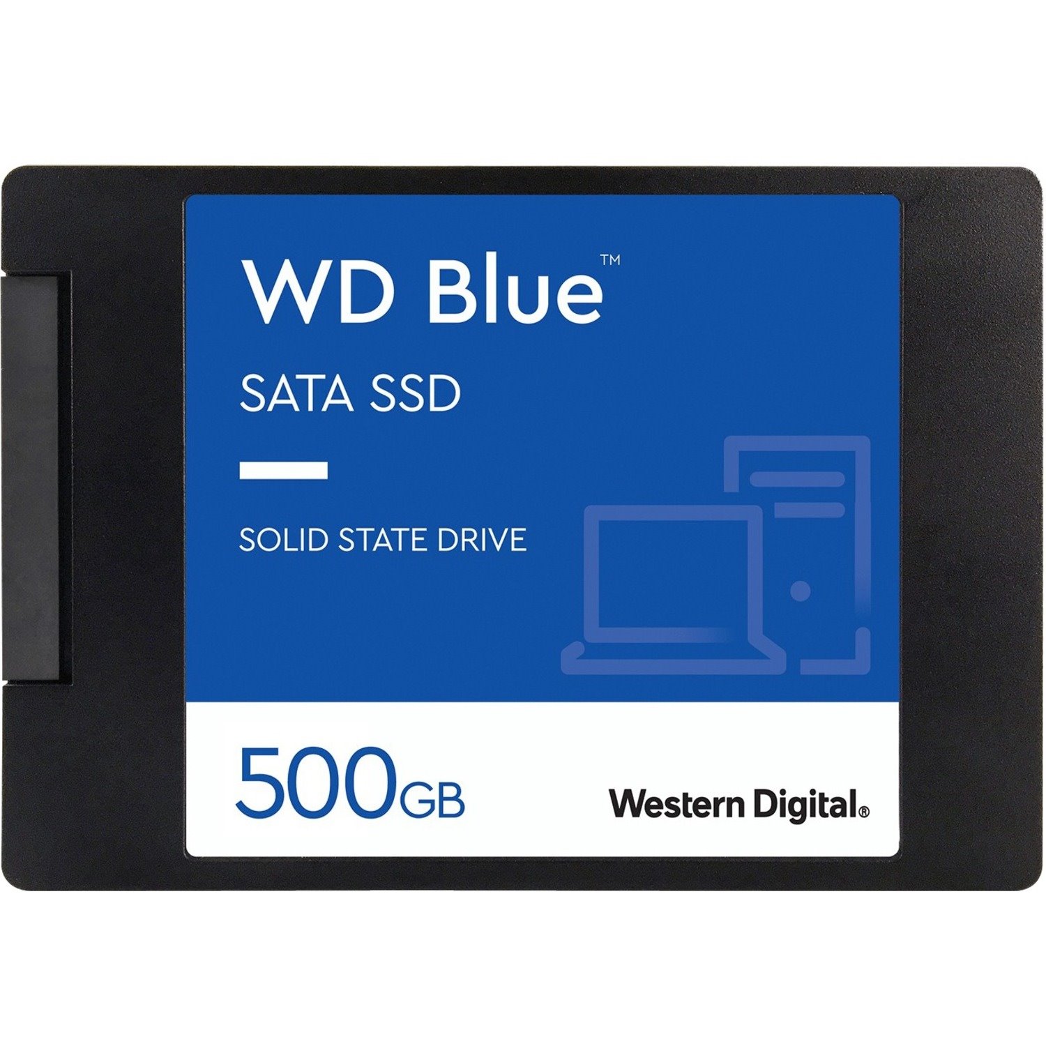 WD Blue 3D NAND 500GB PC SSD - SATA III 6 Gb/s 2.5"/7mm Solid State Drive