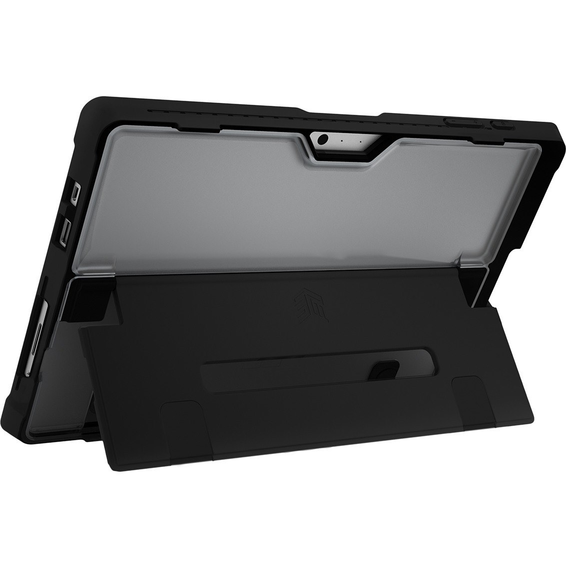 STM Goods Dux Shell Rugged Case for Microsoft Surface Pro 7, Surface Pro 6, Surface Pro (5th Gen), Surface Pro 4, Surface Pro 7+ Tablet - Textured - Black