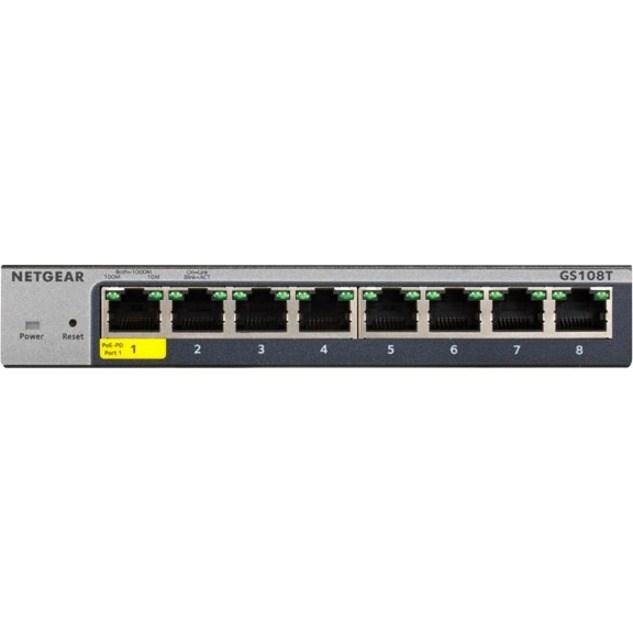 Netgear GS108Tv3 8 Ports Manageable Ethernet Switch