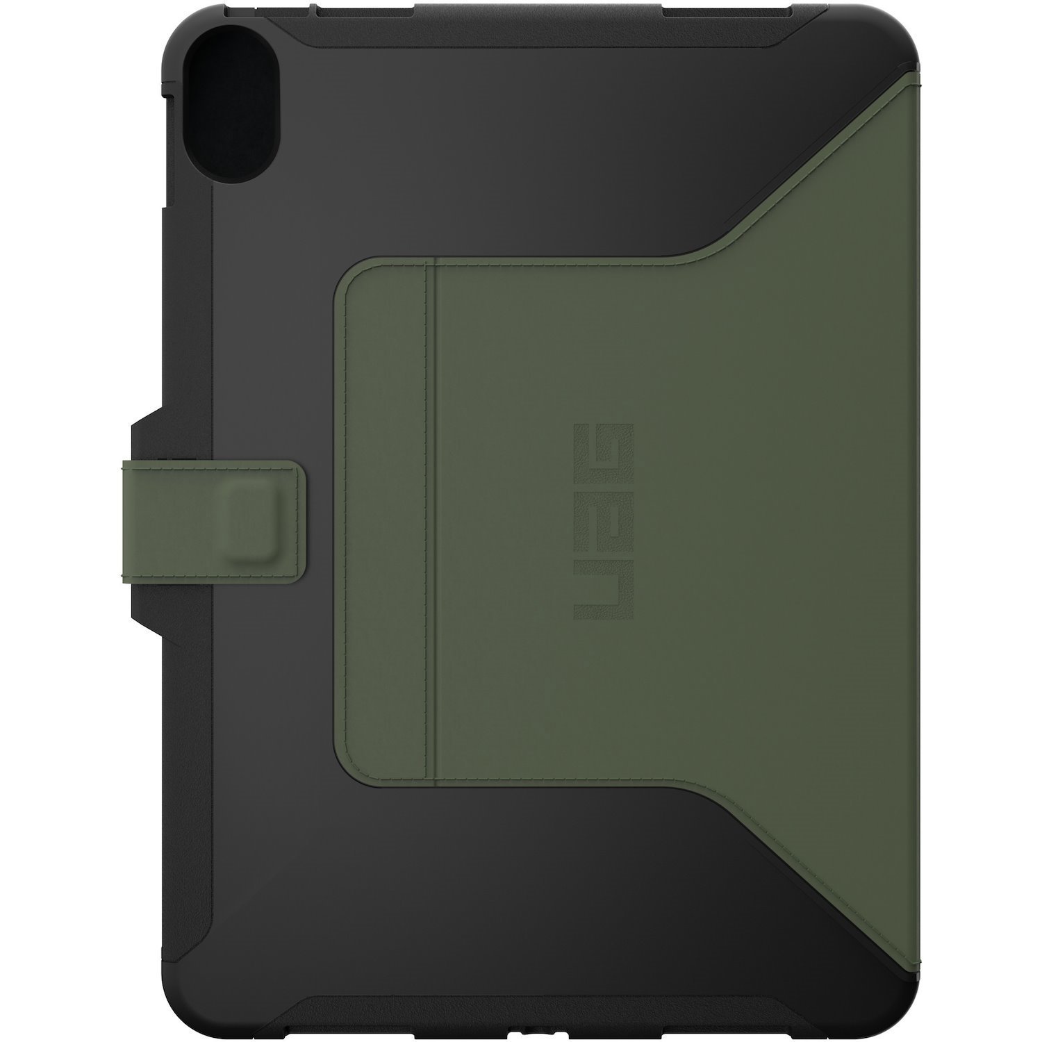 Urban Armor Gear Scout Carrying Case (Folio) for 10.9" Apple iPad (11th Generation), iPad (10th Generation), iPad (2022) Tablet - Black, Olive