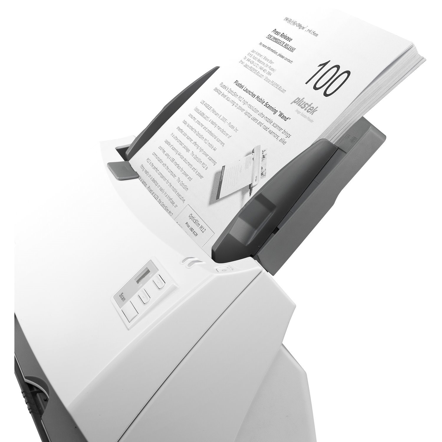 Plustek SmartOffice PS456U 80PPM Document Scanner