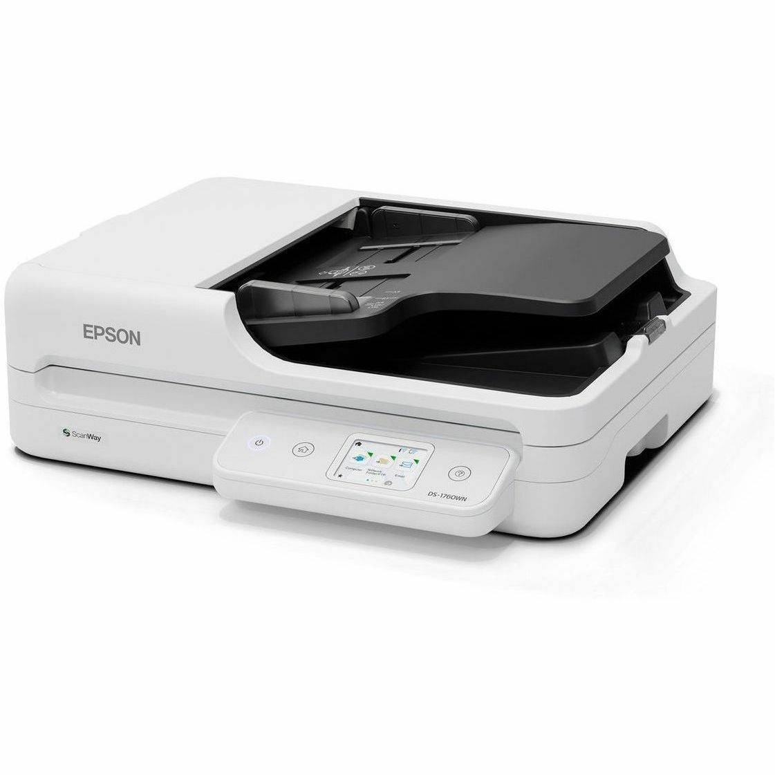Epson DS-1760WN Flatbed/ADF Scanner - 1200 dpi Optical - Black, White