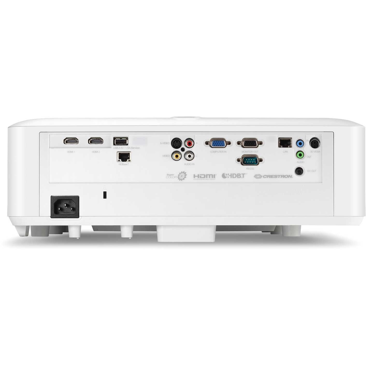 ViewSonic LS850WU 5000 Lumens WUXGA Networkable Laser Projector with One-Wire HDBT 1.6x Optical Zoom Vertical Horizontal Keystone and Lens Shift