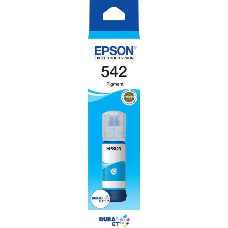 Epson EcoTank T542 Ink Refill Kit - Cyan - Inkjet