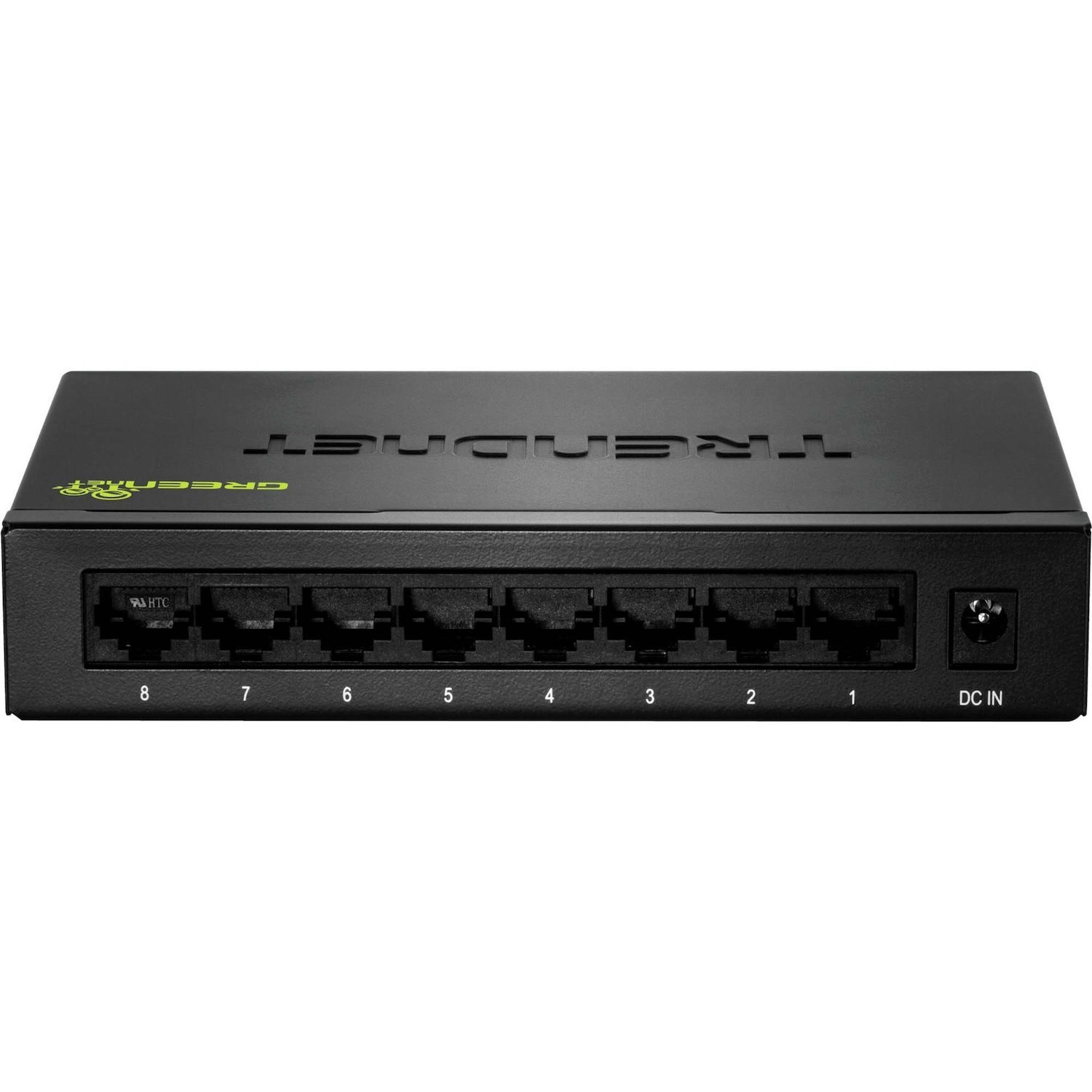 TRENDnet 8-Port Gigabit GREENnet Switch, Ethernet Network Switch, TEG-S82G, 8 x 10-100-1000 Mbps Gigabit Ethernet Ports, Ethernet Splitter, 16 Gbps, Metal, Lifetime Protection, Black