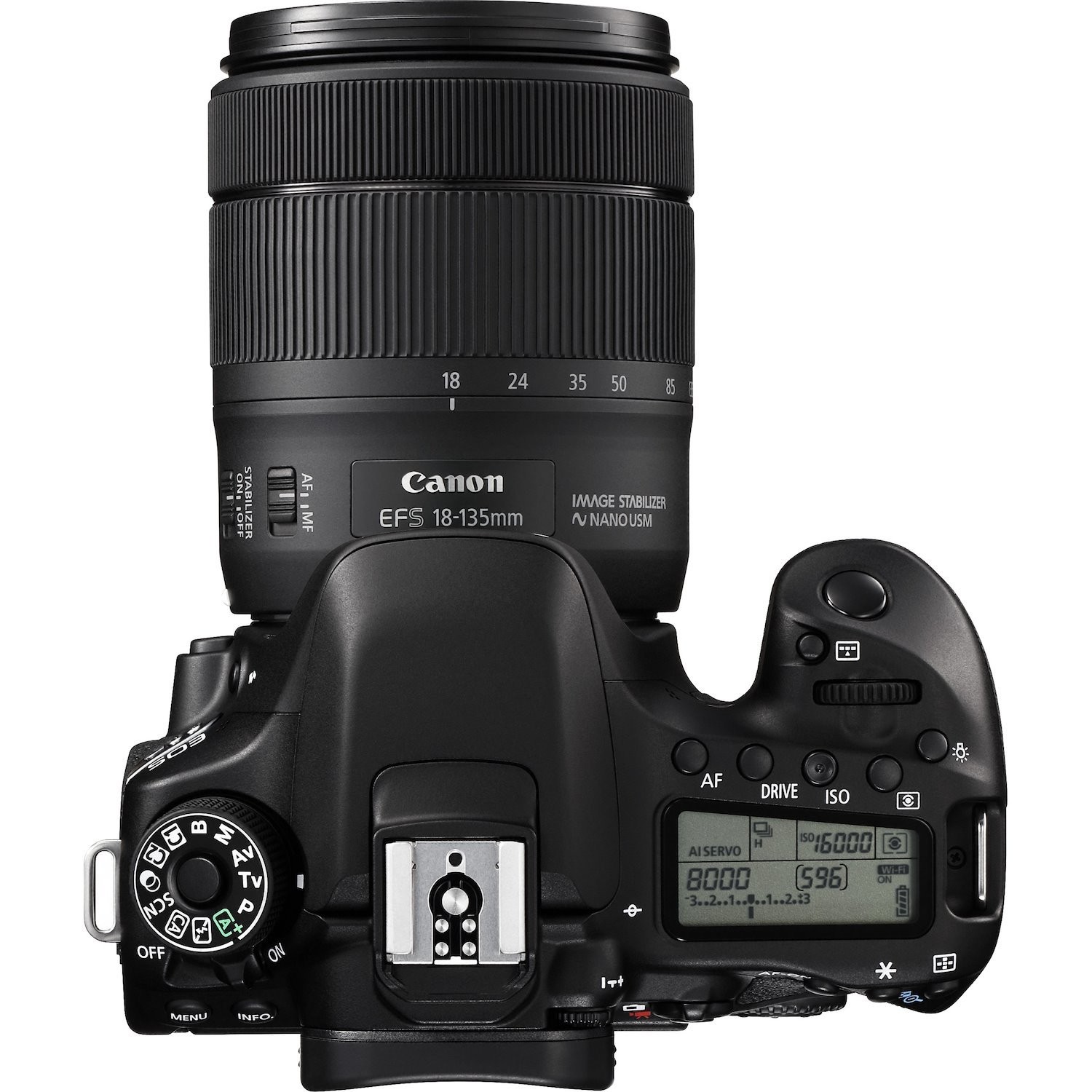 Canon EOS 80D 24.2 Megapixel Digital SLR Camera with Lens - 0.71" - 5.31"